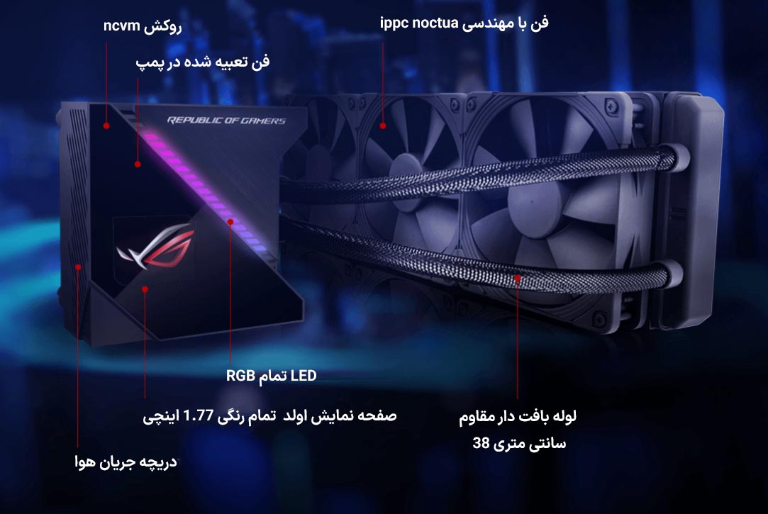 فن خنک کننده CPU راگ مدل ROG RYUJIN 360