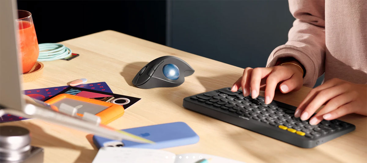 موس بی سیم لاجیتک Logitech mx ergo