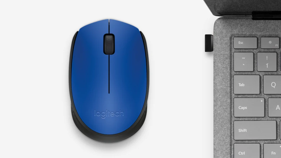 موس بی سیم لاجیتک مدل Logitech M171 Wireless رنگ آبی