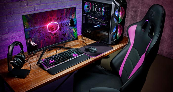 صندلی گیمینگ کولرمستر CoolerMaster Caliber R1 رنگ مشکی آبی صندلی گیمینگ کولرمستر CoolerMaster Caliber R1 رنگ مشکی آبی