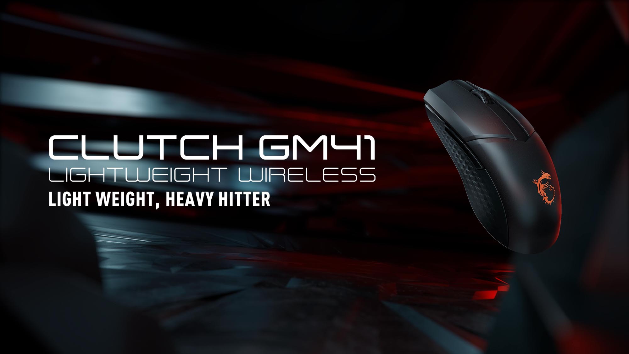 موس گیمینگ ام اس ای مدل MSI CLUTCH GM41 Lightweight Wireless موس گیمینگ ام اس ای مدل MSI CLUTCH GM41 Lightweight Wireless
