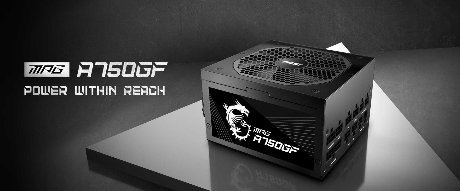 پاور - منبع تغذیه ام اس ای گیمینگ MSI MPG A750GF پاور - منبع تغذیه ام اس ای گیمینگ MSI MPG A750GF