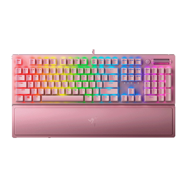 کيبورد گیمینگ ريزر Razer BlackWidow V3 Qvartz با سوئیچ سبز