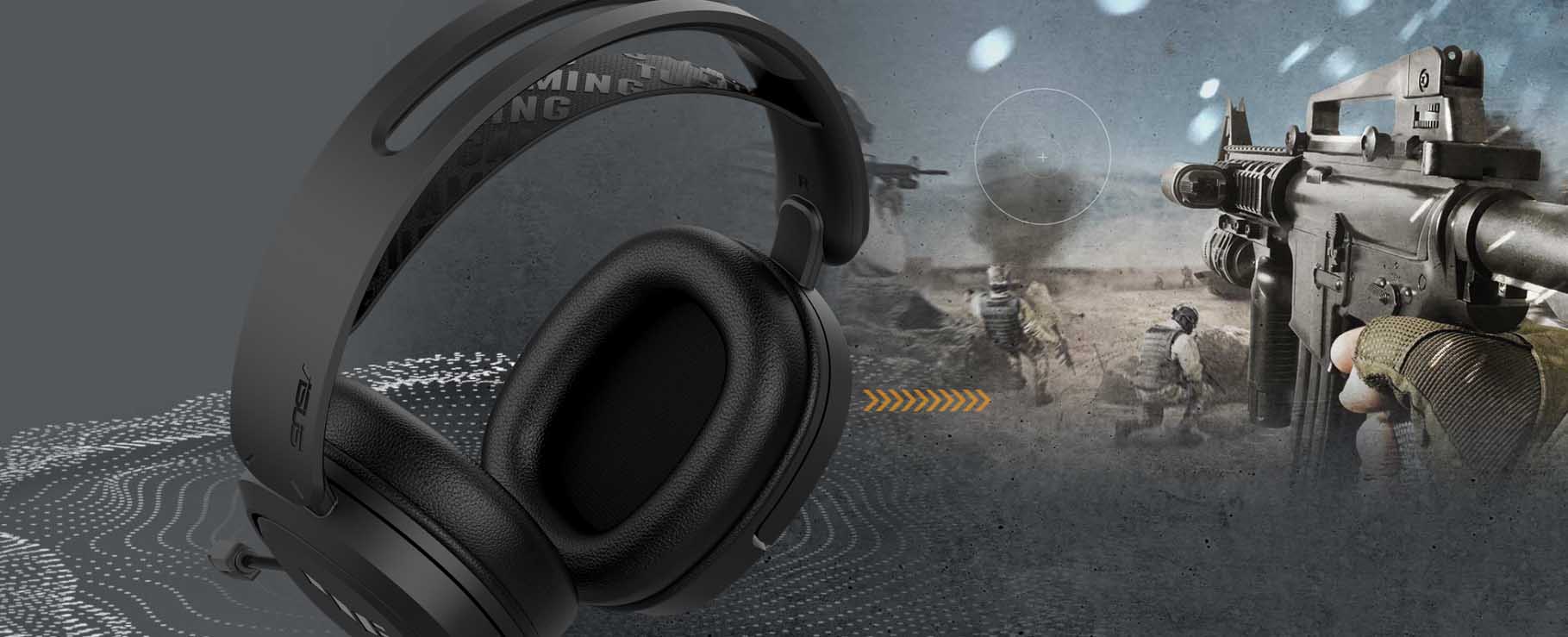 هدست گیمینگ ایسوس مدل ASUS TUF GAMING H1 WIRELESS