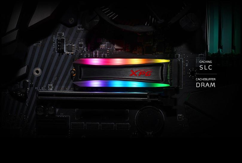 SSD ای دیتا مدل XPG SPECTRIX S40G RGB 256GB 2280