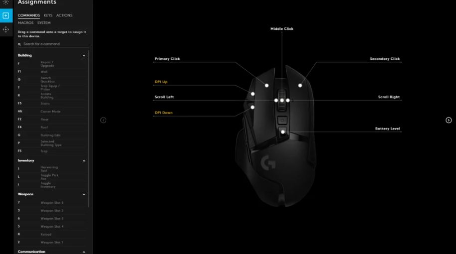 موس گیمینگ لاجیتک Logitech G502 LIGHTSPEED