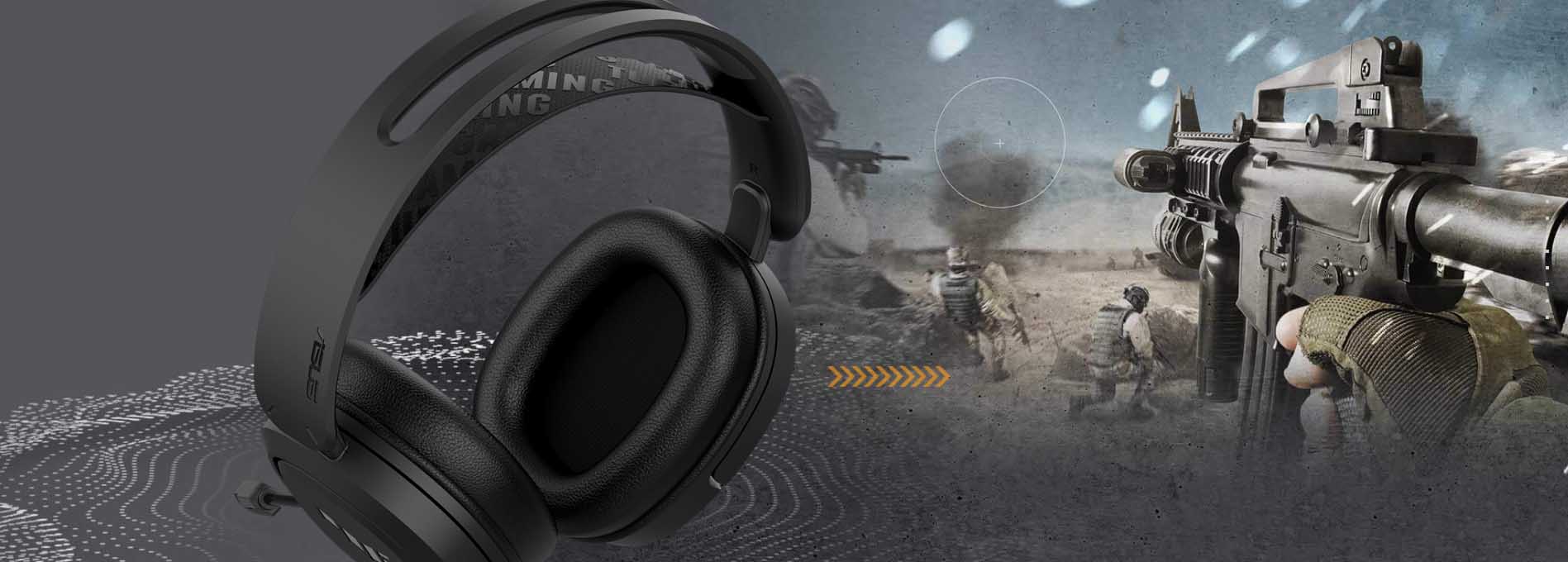 هدست گیمینگ ایسوس مدل ASUS TUF GAMING H1 WIRED