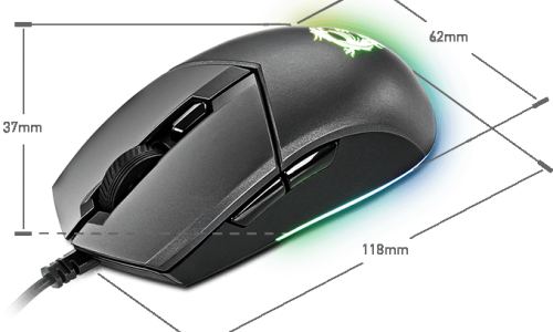 موس گیمینگ ام اس ای مدل MSI CLUTCH GM11