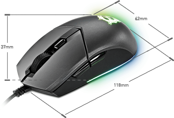 موس گیمینگ ام اس ای مدل MSI CLUTCH GM11