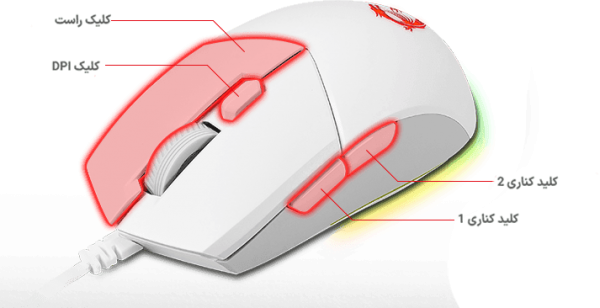 باندل گیمینگ ام اس ای مدل VIGOR GK30 COMBO White