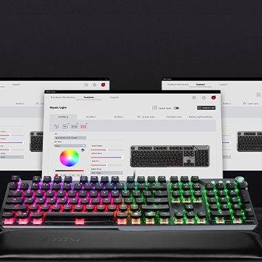 کيبورد گیمینگ ام اس ای مدل MSI VIGOR GK71 Sonic