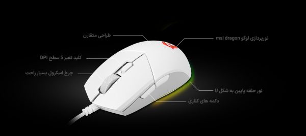 باندل گیمینگ ام اس ای مدل VIGOR GK30 COMBO White