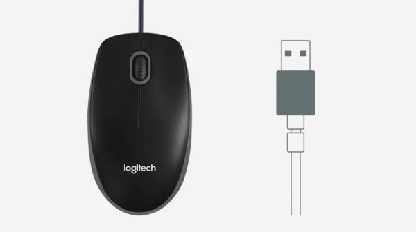 موس گیمینگ لاجیتک مدل Logitech B100
