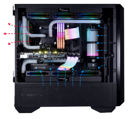 کیس گیمینگ لیان لی مدل Lancool III RGB Black رنگ مشکی
