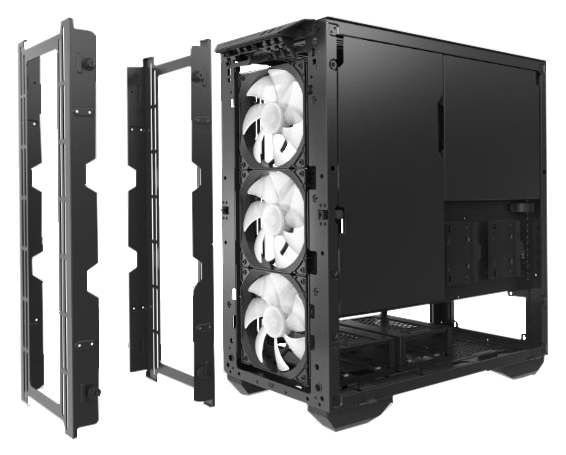 کیس گیمینگ لیان لی مدل Lancool III RGB Black رنگ مشکی