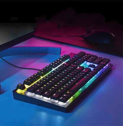 کيبورد گیمینگ کرس ایر مدلk60 rgb pro _cherry viola کيبورد گیمینگ کرس ایر مدلk60 rgb pro _cherry viola