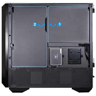 کیس گیمینگ لیان لی مدل Lancool III RGB Black رنگ مشکی