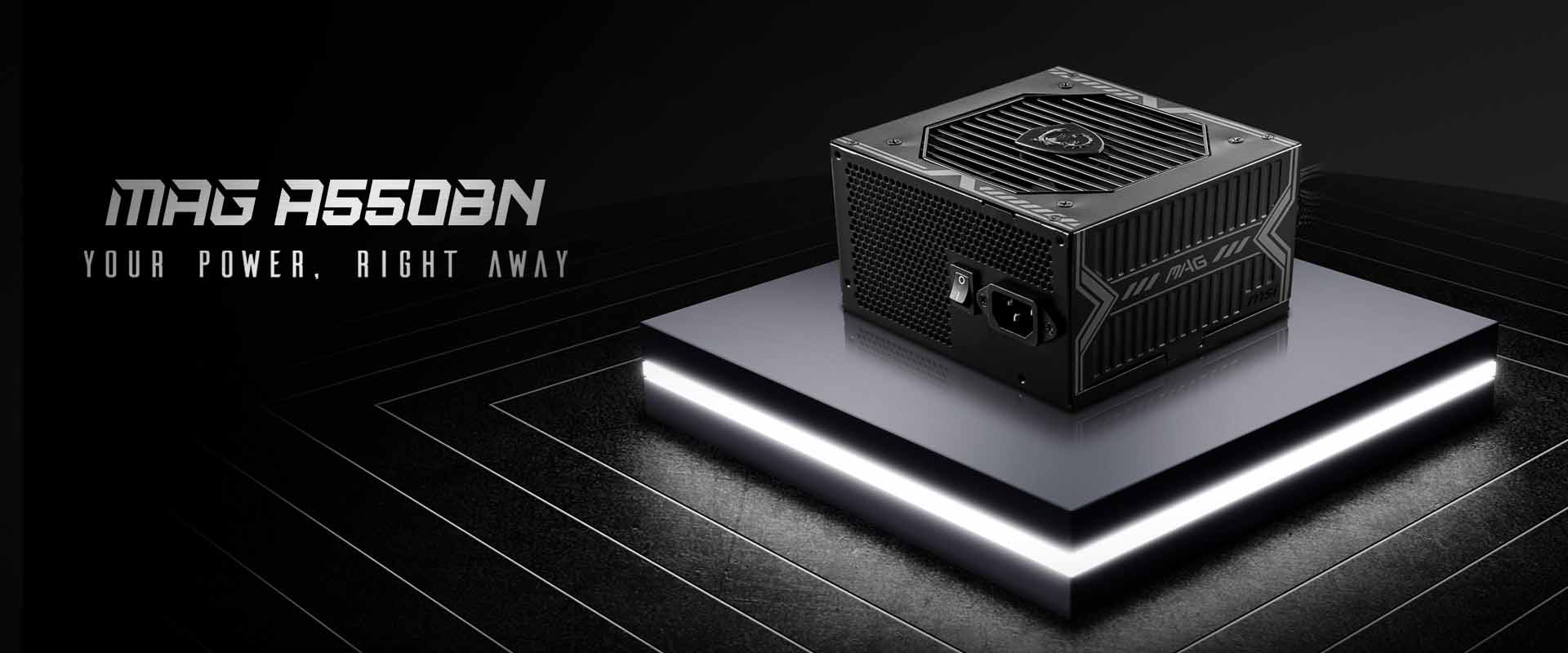 پاور - منبع تغذیه ام اس ای گیمینگ MSI MAG A550BN