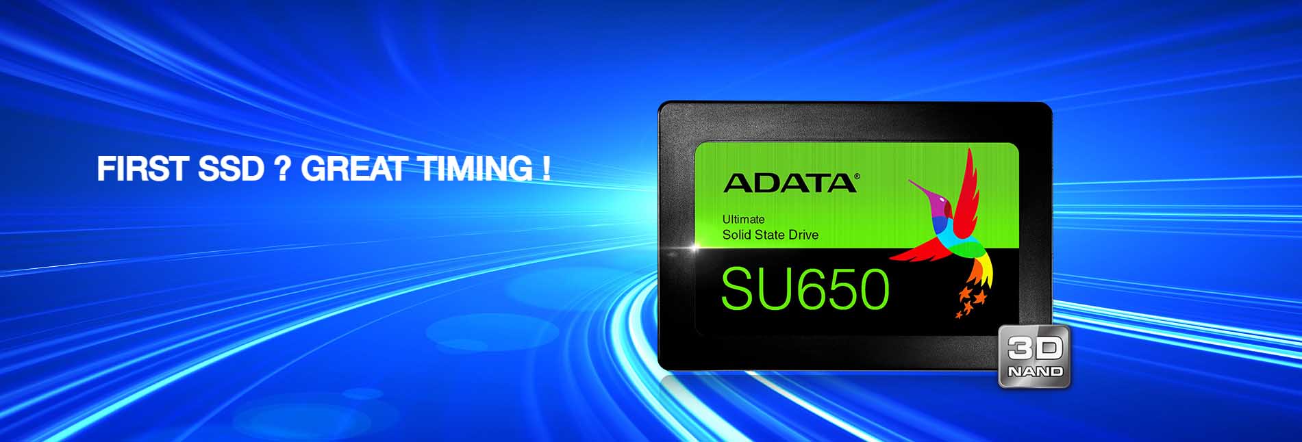 SSD ای دیتا مدل ADATA Ultimate SU650 120GB SATA III