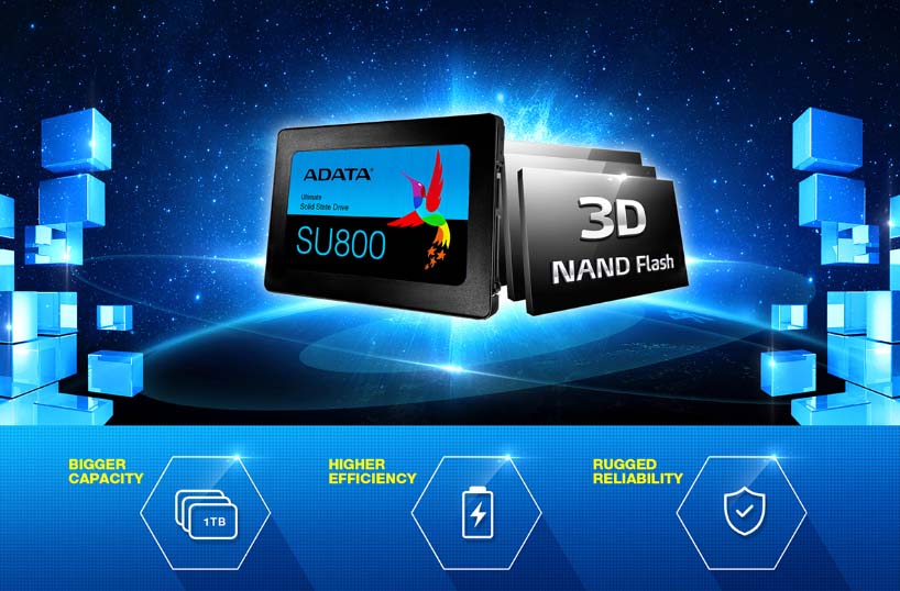 SSD ای دیتا مدل ADATA Ultimate SU800 256GB SATA III