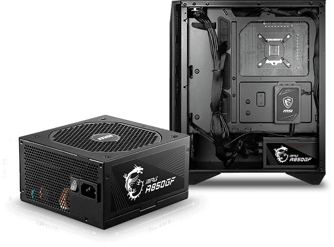 پاور - منبع تغذیه ام اس ای گیمینگ MSI MPG A850GF پاور - منبع تغذیه ام اس ای گیمینگ MSI MPG A850GF