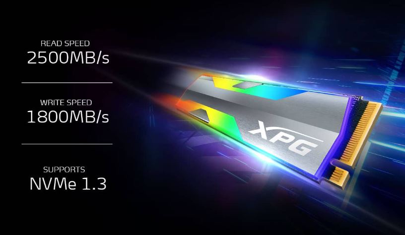 SSD ای دیتا مدل ADATA XPG SPECTRIX S20G 500GB 2280