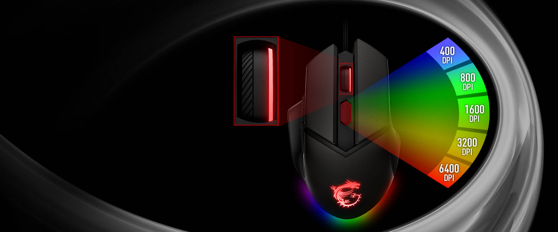 موس گیمینگ ام اس ای مدل MSI CLUTCH GM20 ELITE