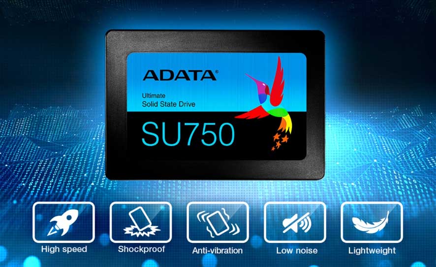 SSD ای دیتا مدل ADATA Ultimate SU750 256GB SATA III