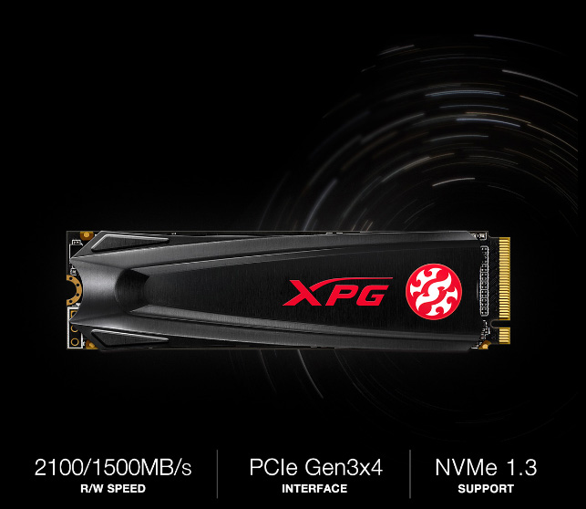 SSD ای دیتا مدل ADATA XPG GAMMIX S5 256GB 2280