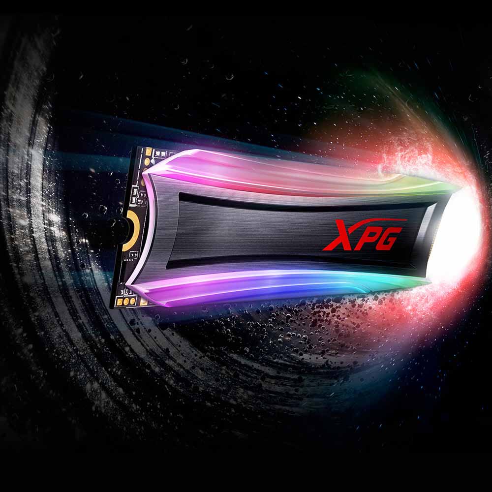 SSD ای دیتا مدل XPG SPECTRIX S40G RGB 256GB 2280