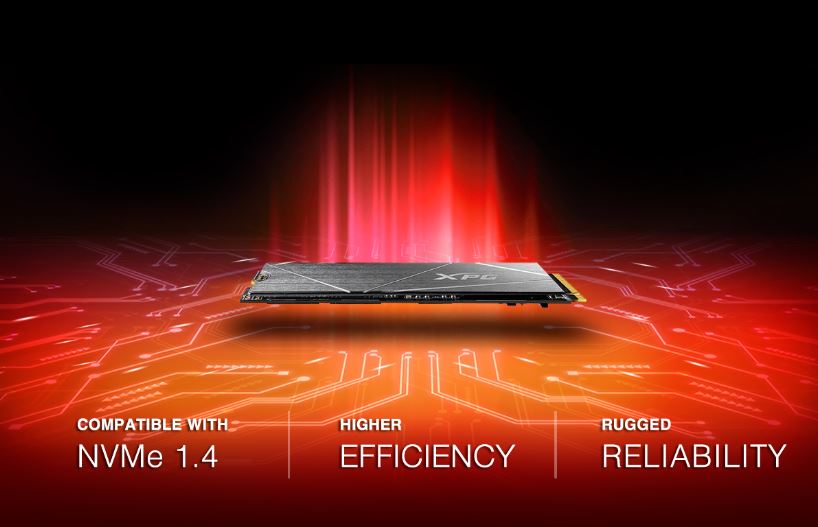 SSD ای دیتا مدل ADATA XPG GAMMIX S50 Lite 512GB 2280