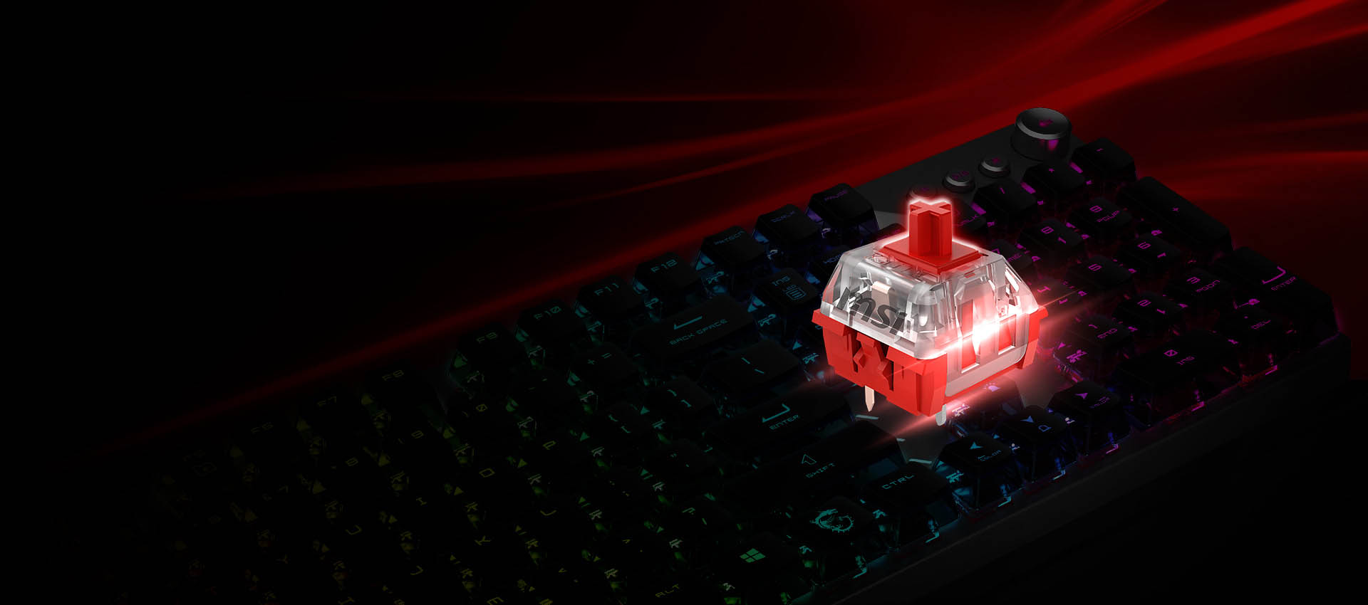 کيبورد گیمینگ ام اس ای مدل MSI VIGOR GK71 Sonic