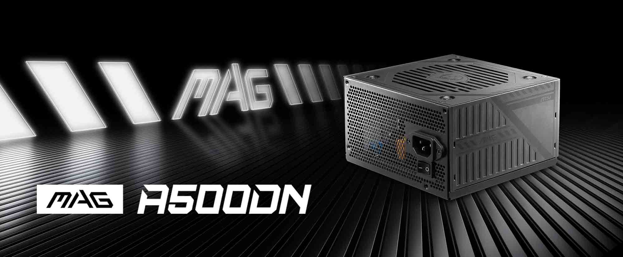 پاور - منبع تغذیه ام اس ای گیمینگ MSI MAG A500DN پاور - منبع تغذیه ام اس ای گیمینگ MSI MAG A500DN