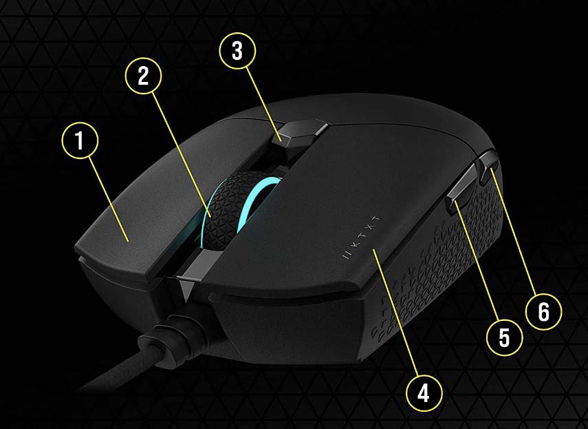 موس گیمینگ کورسیر مدل Corsair KATAR PRO XT Ultra-Light موس گیمینگ کورسیر مدل Corsair KATAR PRO XT Ultra-Light