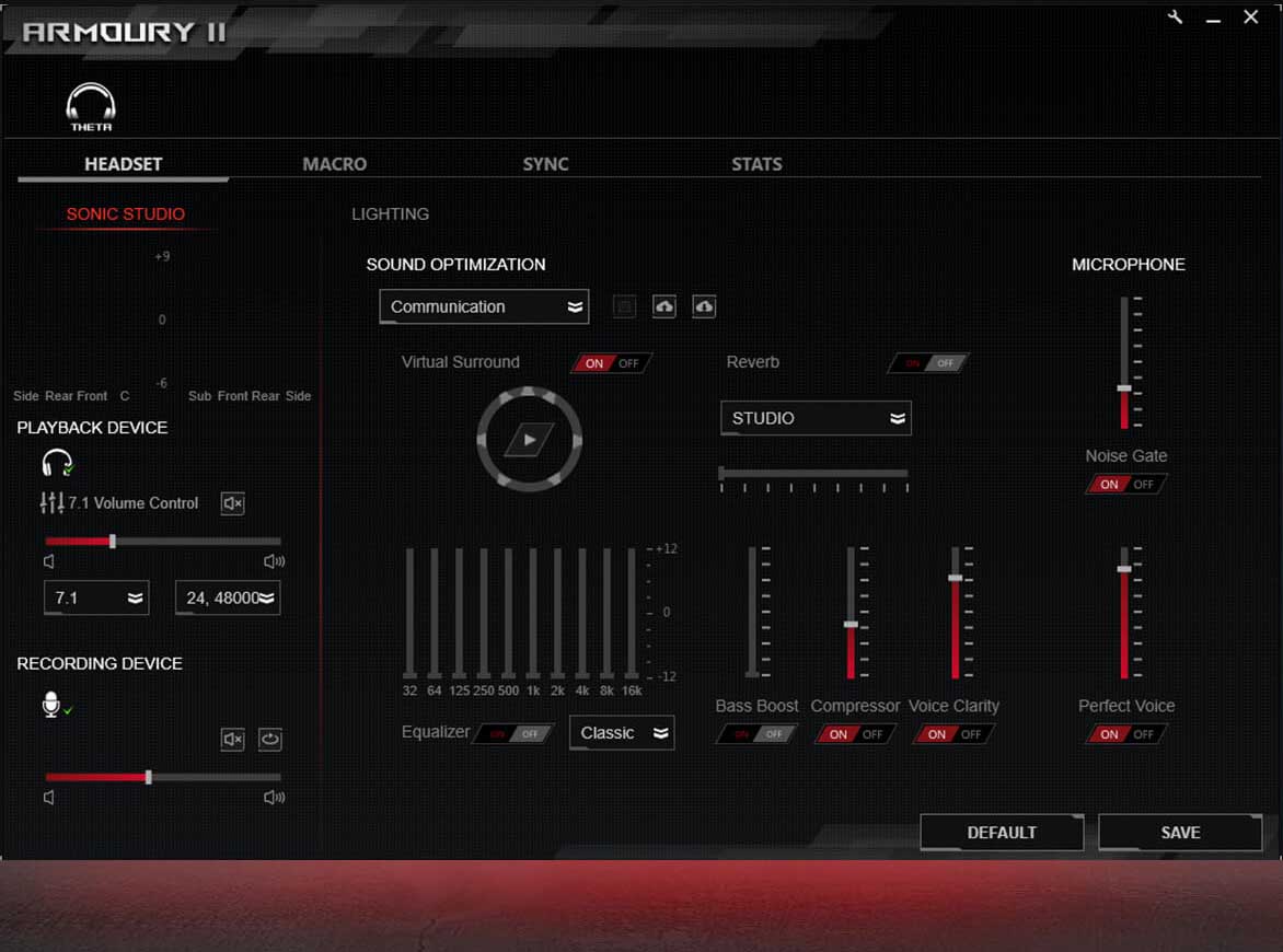 هدست گیمینگ ایسوس مدل ASUS ROG Theta 7.1
