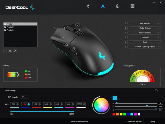 موس گیمینگ دیپ کول مدل DeepCool MG510
