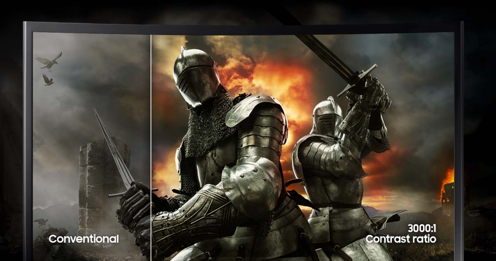 مانیتور گیمینگ سامسونگ مدل SAMSUNG RG50