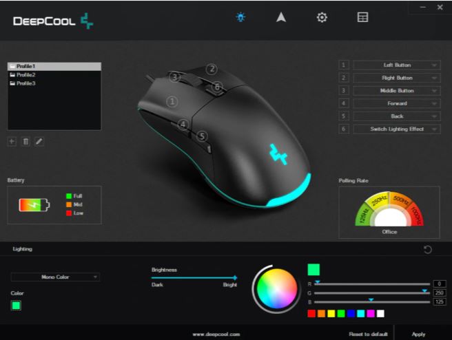 موس گیمینگ دیپ کول مدل DeepCool MG510