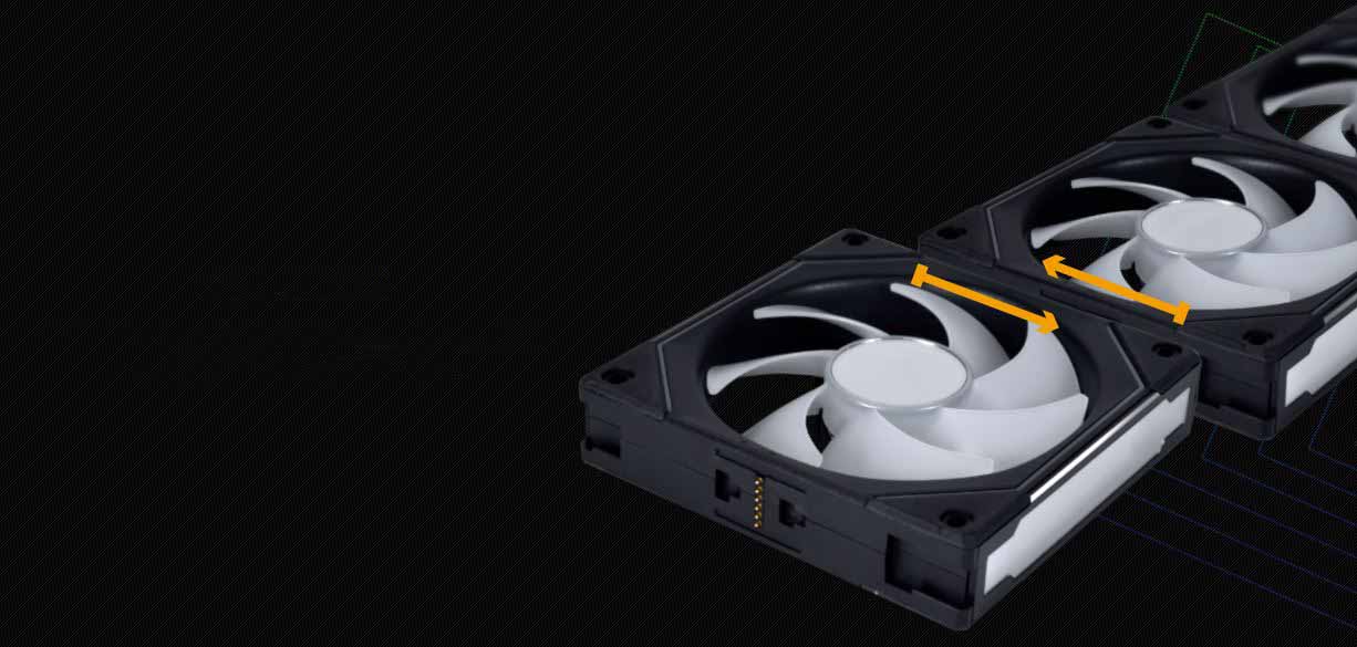 فن کیس لیان لی Lian Li UNI Fan SL-INFINITY Triple رنگ مشکی