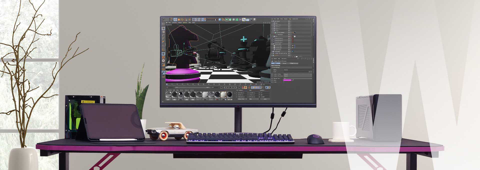 مانیتور گیمینگ کولر مستر مدل CoolerMaster GM32-FQ مانیتور گیمینگ کولر مستر مدل CoolerMaster GM32-FQ