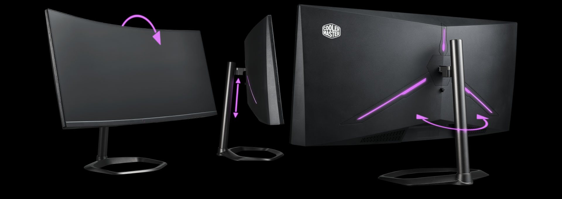 مانیتور گیمینگ کولر مستر مدل CoolerMaster GM34-CW مانیتور گیمینگ کولر مستر مدل CoolerMaster GM34-CW