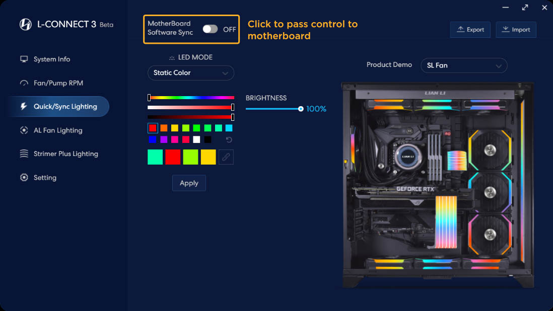 کابل مالتی کانکتور لیان لی Lian Li Strimer Plus V2 24 Pin RGB