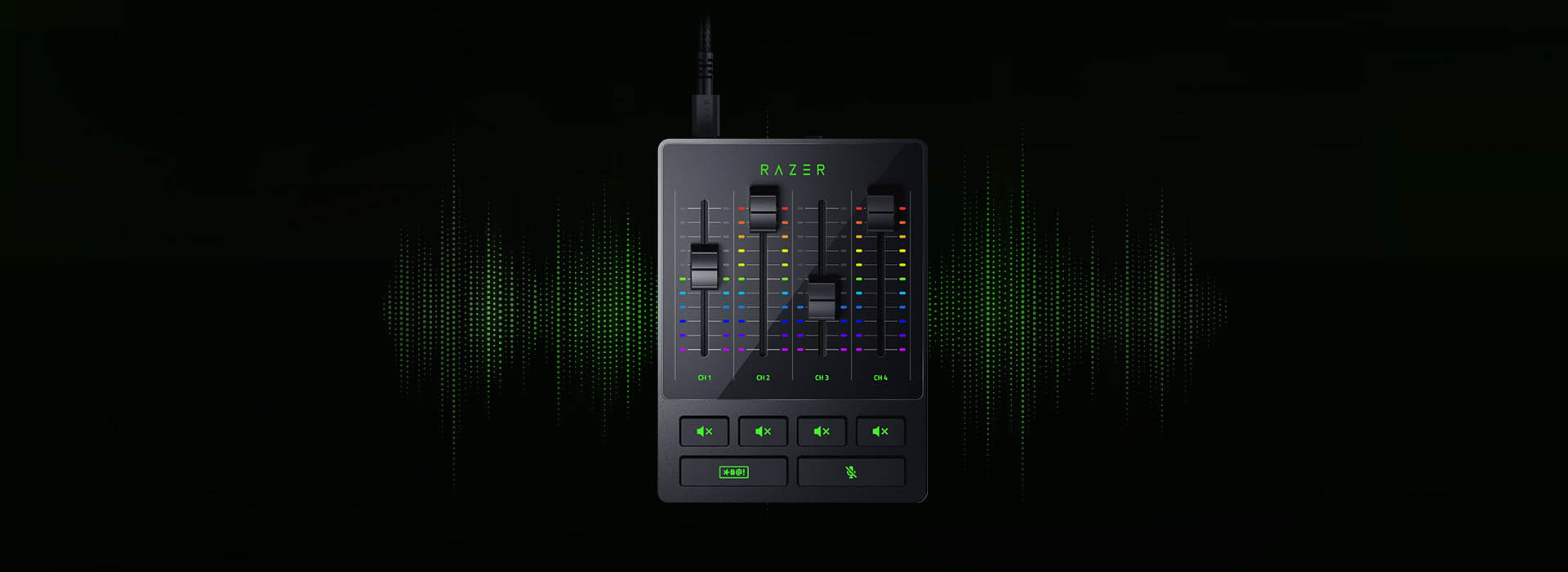 میکسر صدای ریزر مدل Razer Audio Mixer