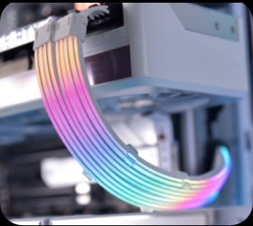 کابل مالتی کانکتور لیان لی Lian Li Strimer Plus V2 24 Pin RGB