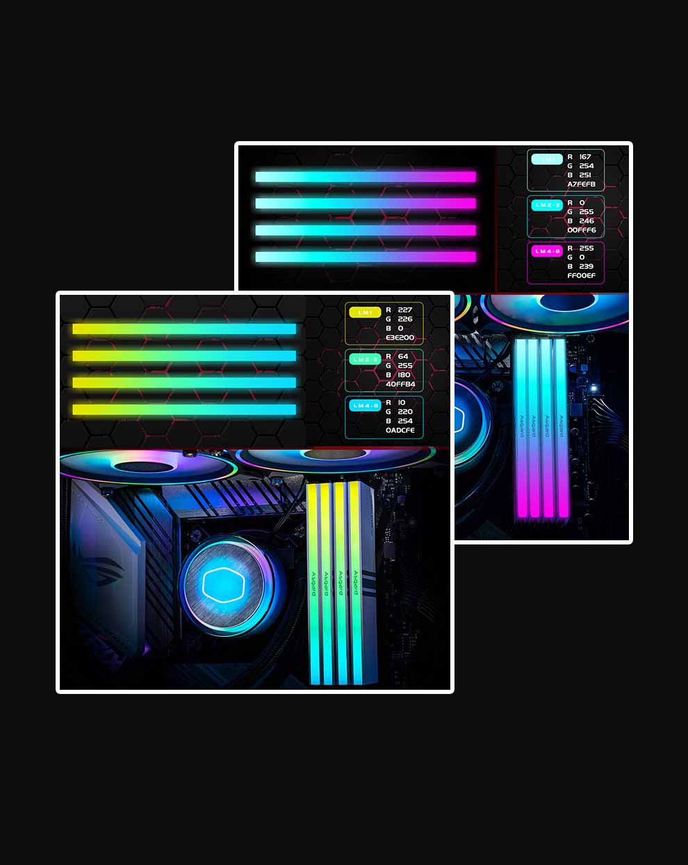 حافظه رم دسکتاپ دو کاناله آزگارد مدل Asgard Valkyrie RGB DDR4 16GB 3200MHz White حافظه رم دسکتاپ دو کاناله آزگارد مدل Asgard Valkyrie RGB DDR4 16GB 3200MHz White