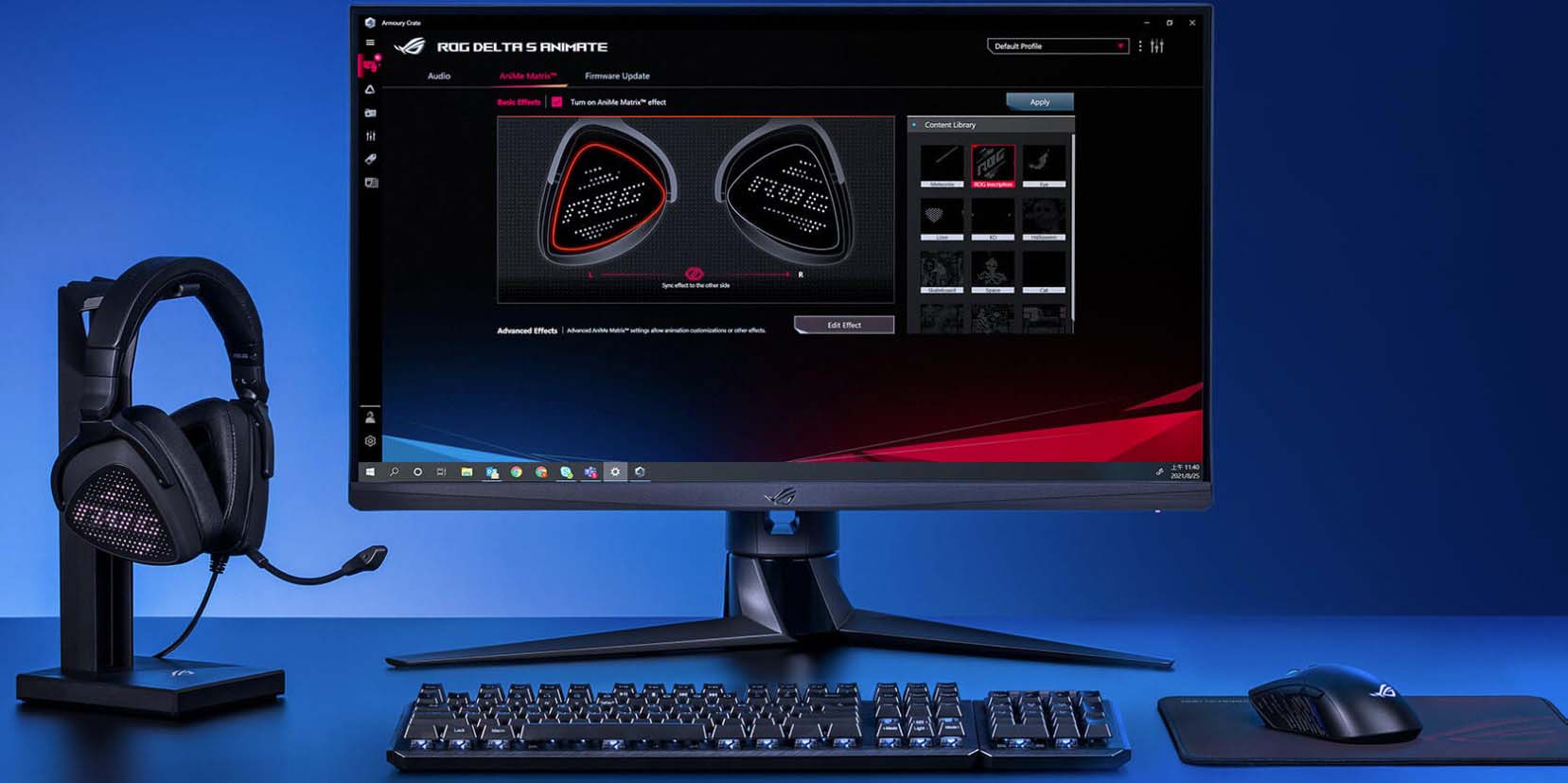 هدست گیمینگ ASUS ROG Delta S Animate