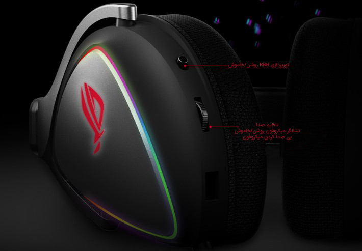 هدست گیمینگ ASUS ROG Delta White Edition