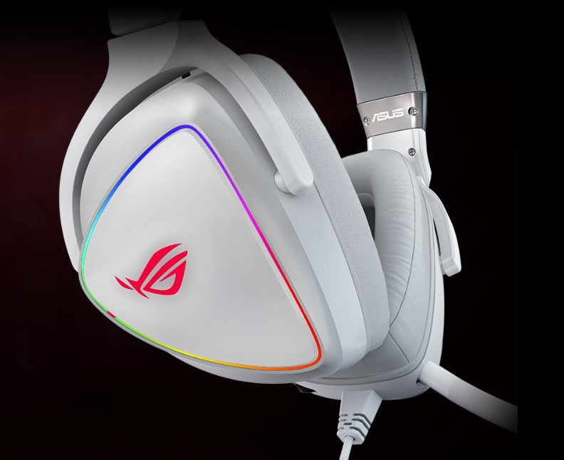 هدست گیمینگ ASUS ROG Delta White Edition