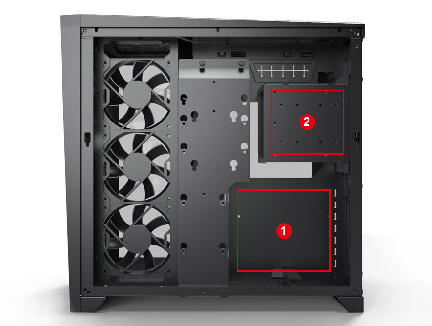 کیس گیمینگ لیان لی Lian Li O11 Air رنگ مشکی