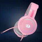 هدست بازی ردراگون مدل Redragon Mento H270 رنگ صورتی
